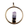 Позолоченный аметист подвеска ожерелье подвеска маятник